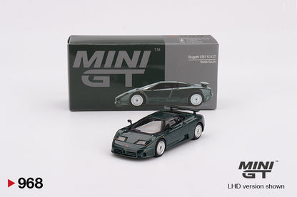 MINI GT #968 1/64 Bugatti EB110 GT Verde Scuro (LHD)