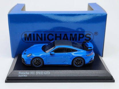 Minichamps 64 Porsche 911 (992) GT3 Shark Blue