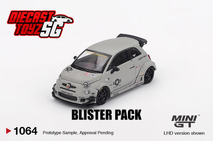 MINI GT #1064 1/64 Abarth 595 LB-WORKS x Abas Works Fighters ( BLISTER PACK )