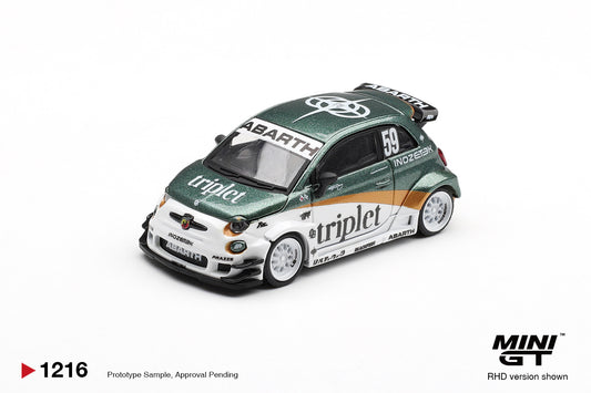 MINI GT #1216 1/64 Abarth 595 LB-WORKS  TY Edition (RHD)