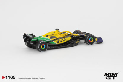MINI GT #1165 1/64 McLaren MCL38 #81 Oscar Piastri 2024 F1 Monaco GP 2nd Place