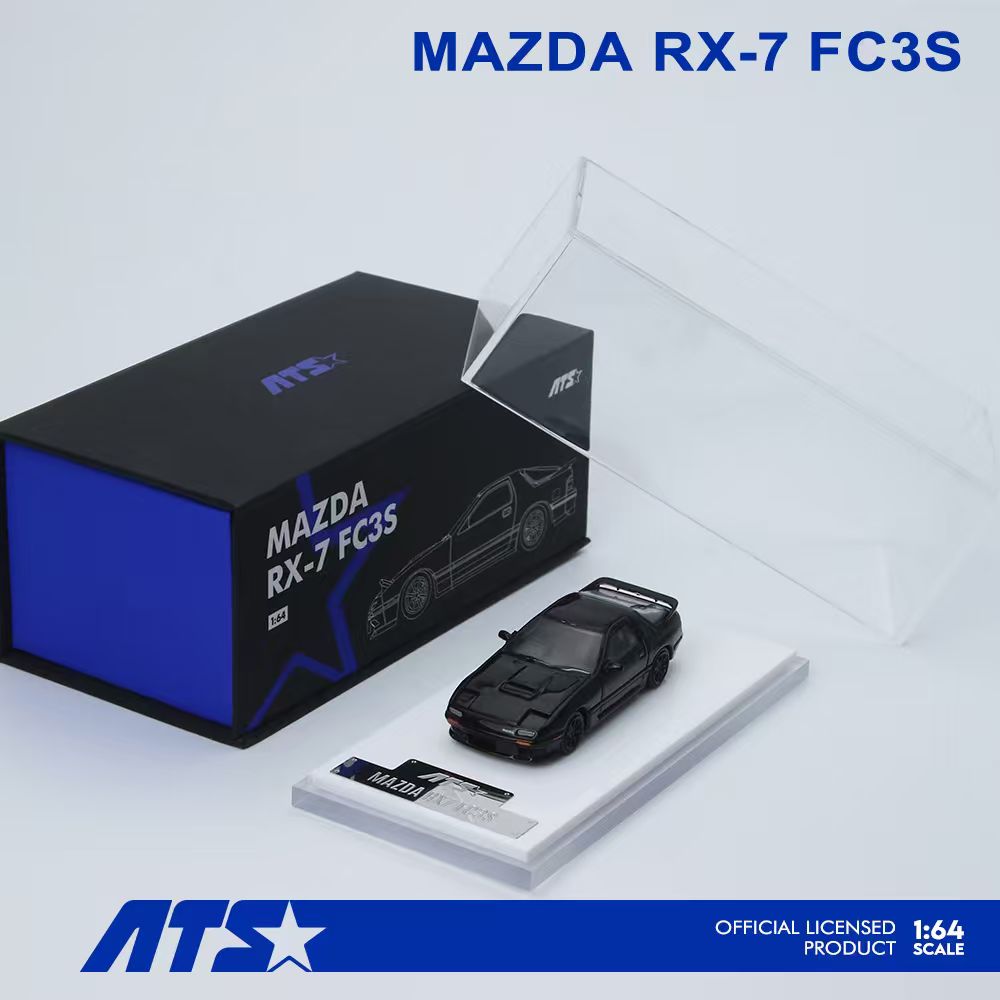 ATS 1/64 Mazda RX-7 FC3S BLACK - ATS880206