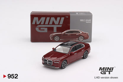 MINI GT #952 1/64 BMW i7 xDrive60 Aventurin (RHD)