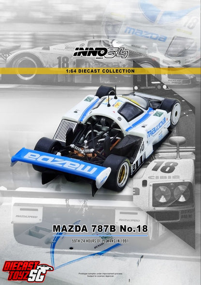* PRE ORDER * INNO64 1/64 MAZDA 787B No.18