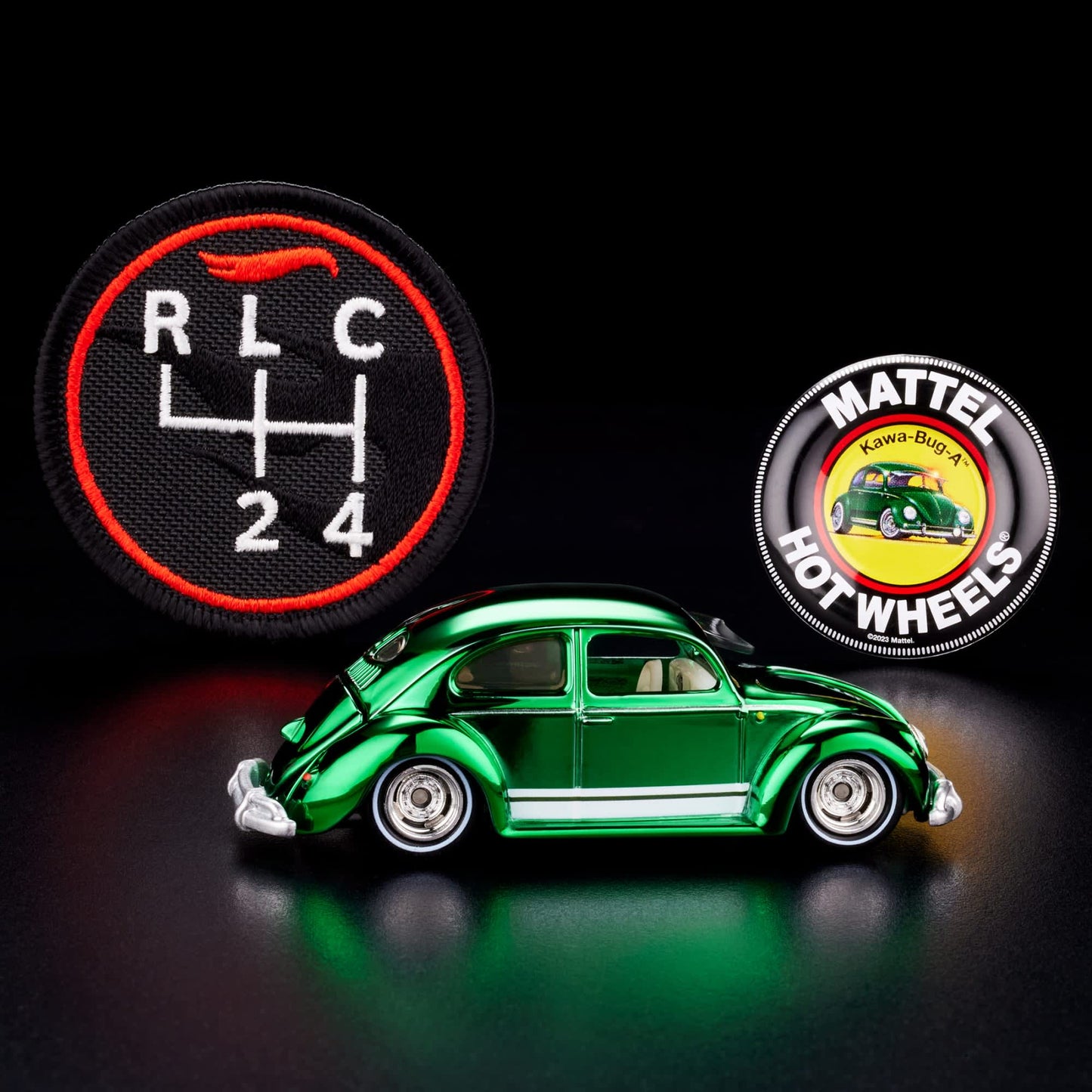 HOT WHEELS RLC KAWA-BUG-A GREEN - JFH82