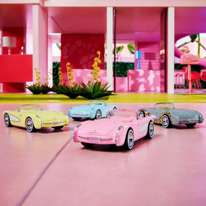 * PRE ORDER * Barbie The Movie Hot Wheels Corvette 4-Pack ( EXCLUSIVE )