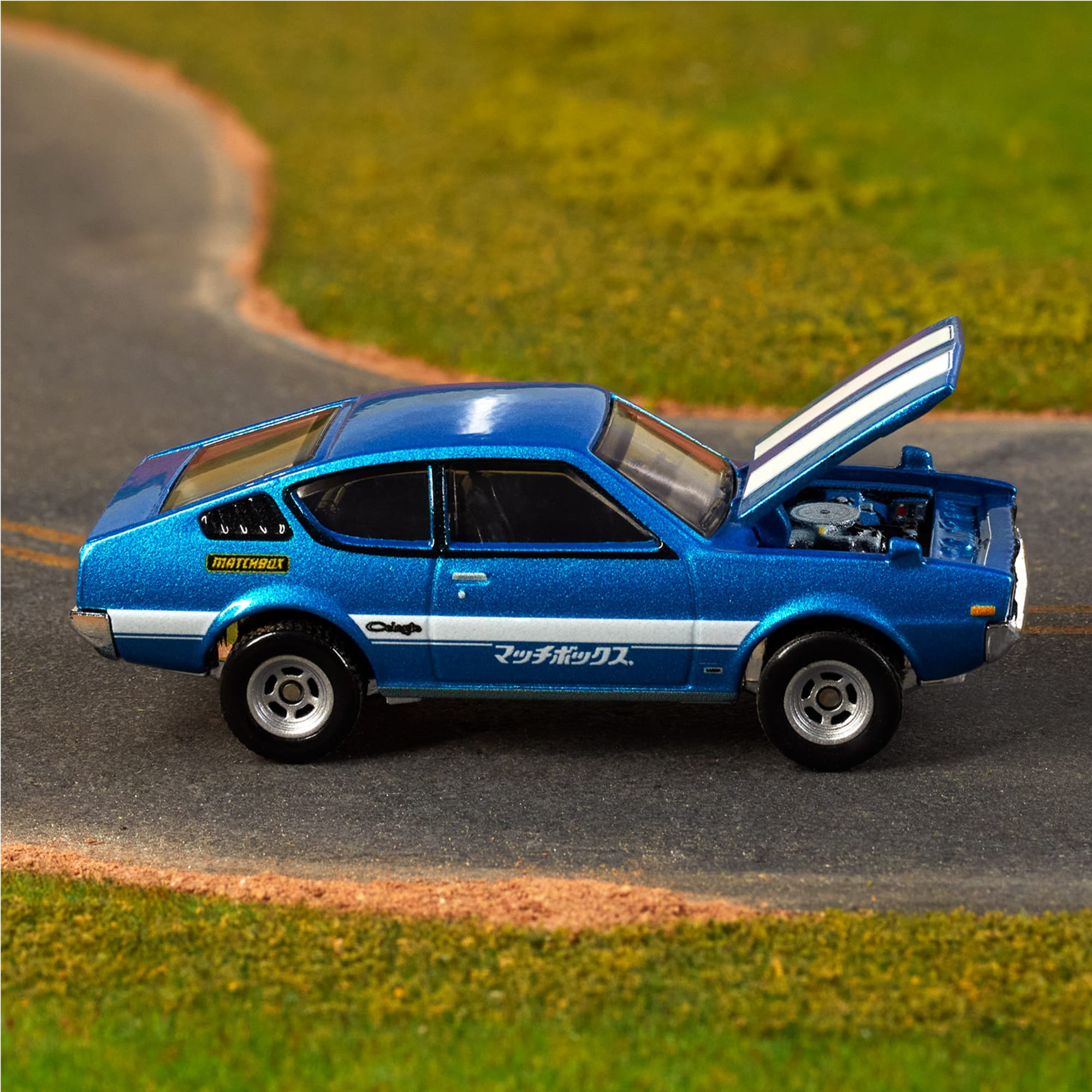 Matchbox 1975 Mitsubishi good Lancer Celeste