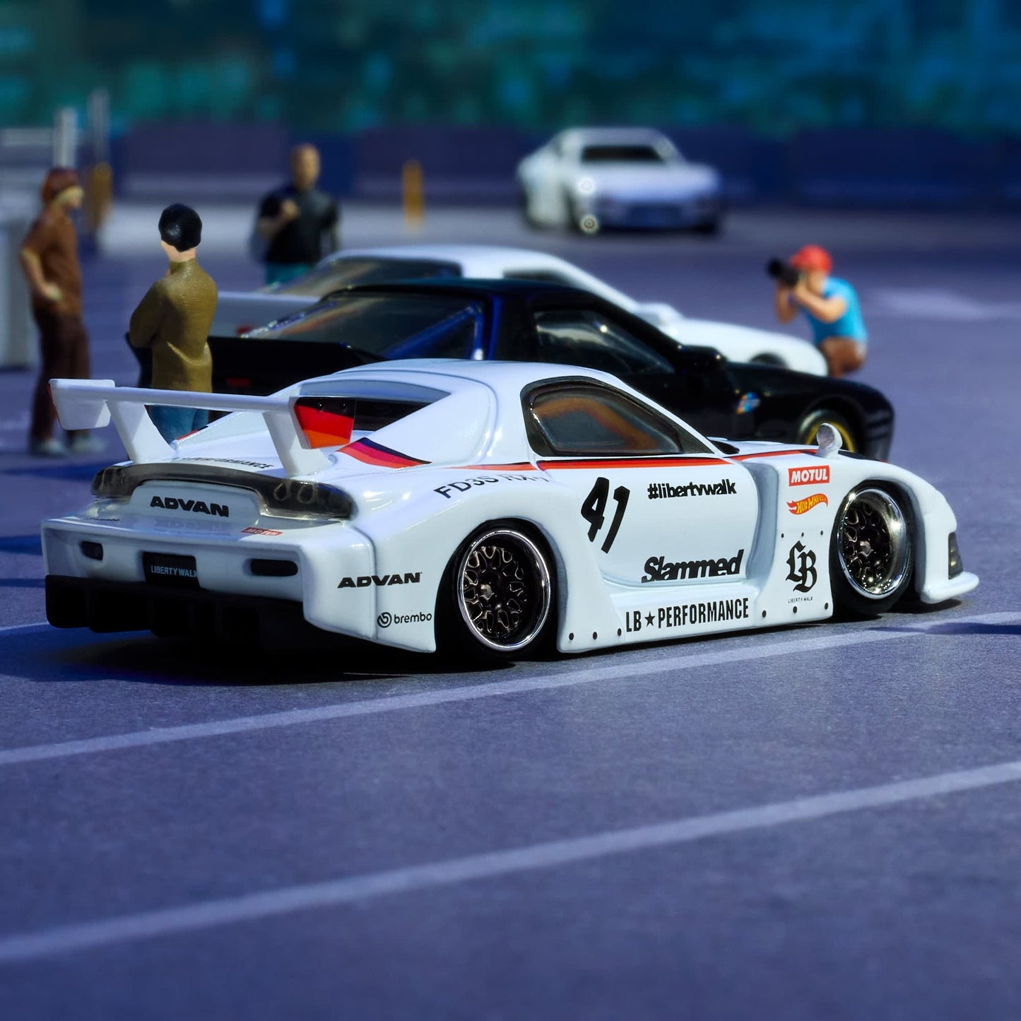 * PRE ORDER * Hot Wheels HWC Elite 64 Mazda RX-7 Liberty Walk