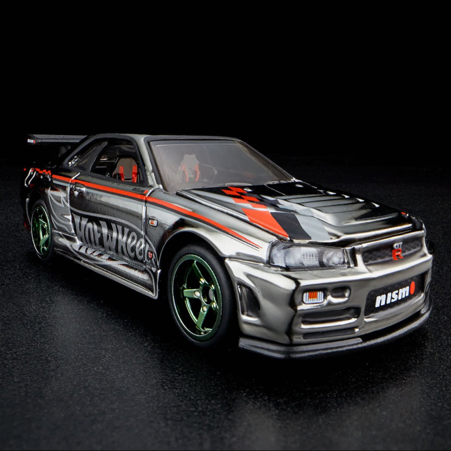 HOT WHEELS RLC NISSAN SKYLINE GT-R (BNR34) SILVER NISMO - HGK73