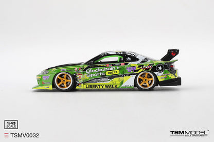 TSM 1:43 Nissan LB-Super Silhouette S15 SILVIA #555 V2 2024 Formula Drift Japan TSMV0032