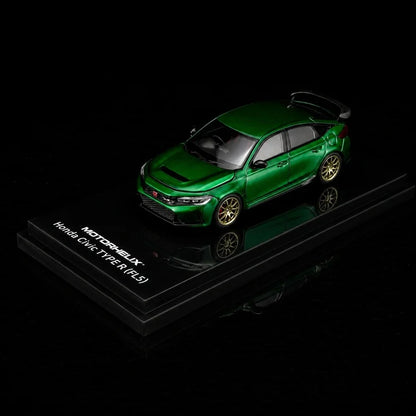 MOTORHELIX 1/64 Honda Civic Type R (FL5) Metallic Green HEC 2026 M65342
