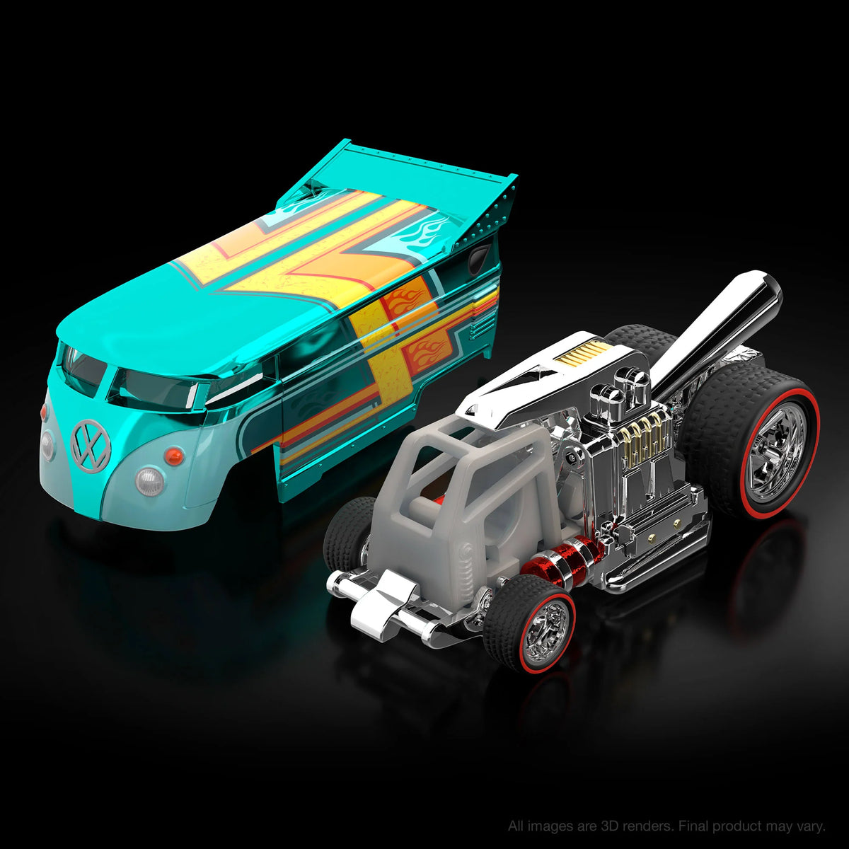 Hot Wheels Collectors RLC sELECTIONs Volkswagen Drag Bus – Diecast