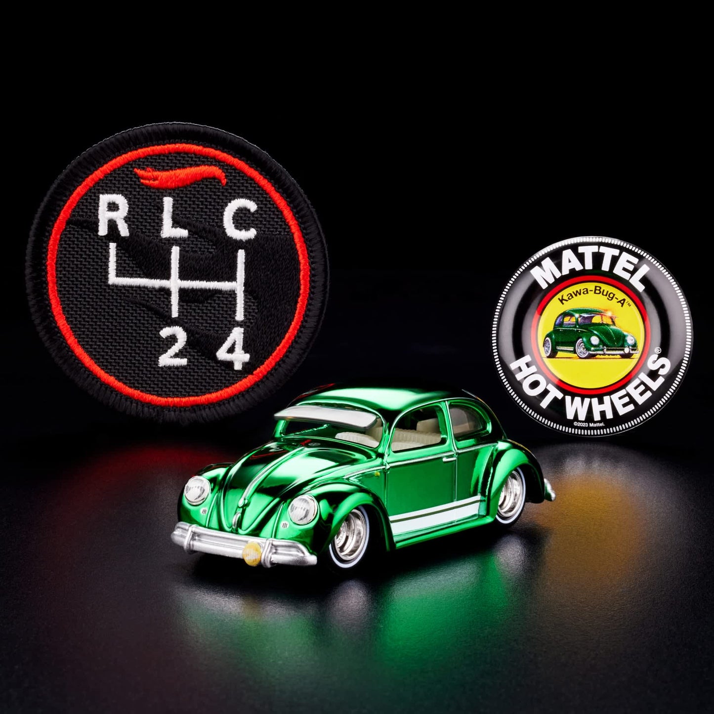 HOT WHEELS RLC KAWA-BUG-A GREEN - JFH82