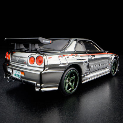HOT WHEELS RLC NISSAN SKYLINE GT-R (BNR34) SILVER NISMO - HGK73