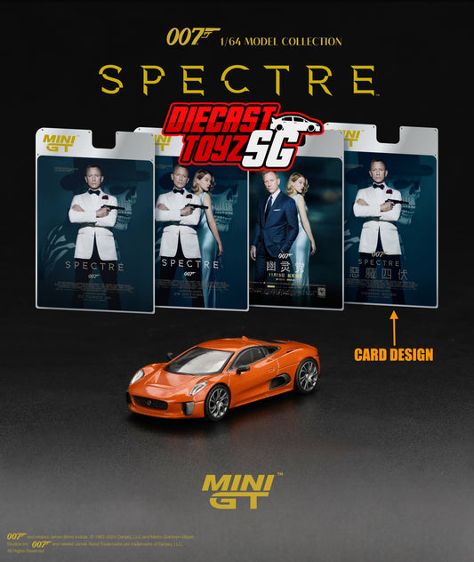MINI GT #903 1/64  "Jaguar C-X75 ""Spectre"" Traditional Chinese Blister Packaging" (LHD)