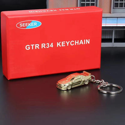 SEEKER 1/87 NISSAN SKYLINE GT-R R34 DIECAST KEYCHAIN