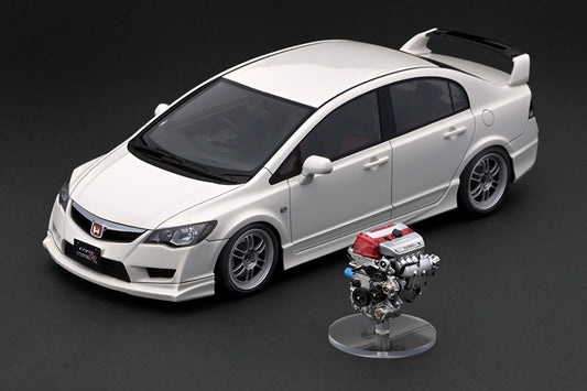 IGNITION MODEL 1/18 IG2833 1/18 Honda CIVIC (FD2) TYPE R White With Engine