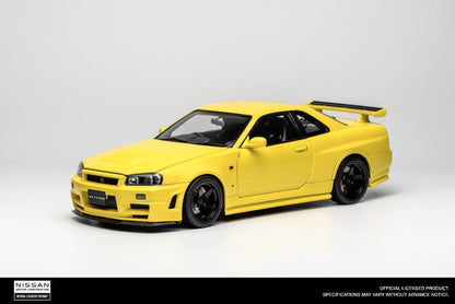 MotorHelix 1/18 Nissan Skyline GT-R (R34) Customized Version Yellow M83412