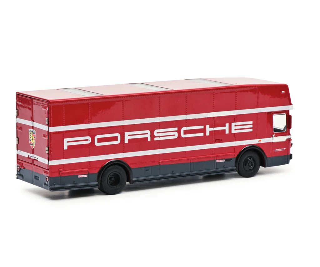 Schuco 1/64 Race Car Transporter - Porsche