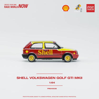 POPRACE 1/64 Volkswagen Golf GTI MKII Shell PPR640036