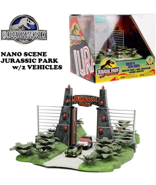 Jada Toys Jurassic Park 30th Anniversary Gate Nano Scene Diorama