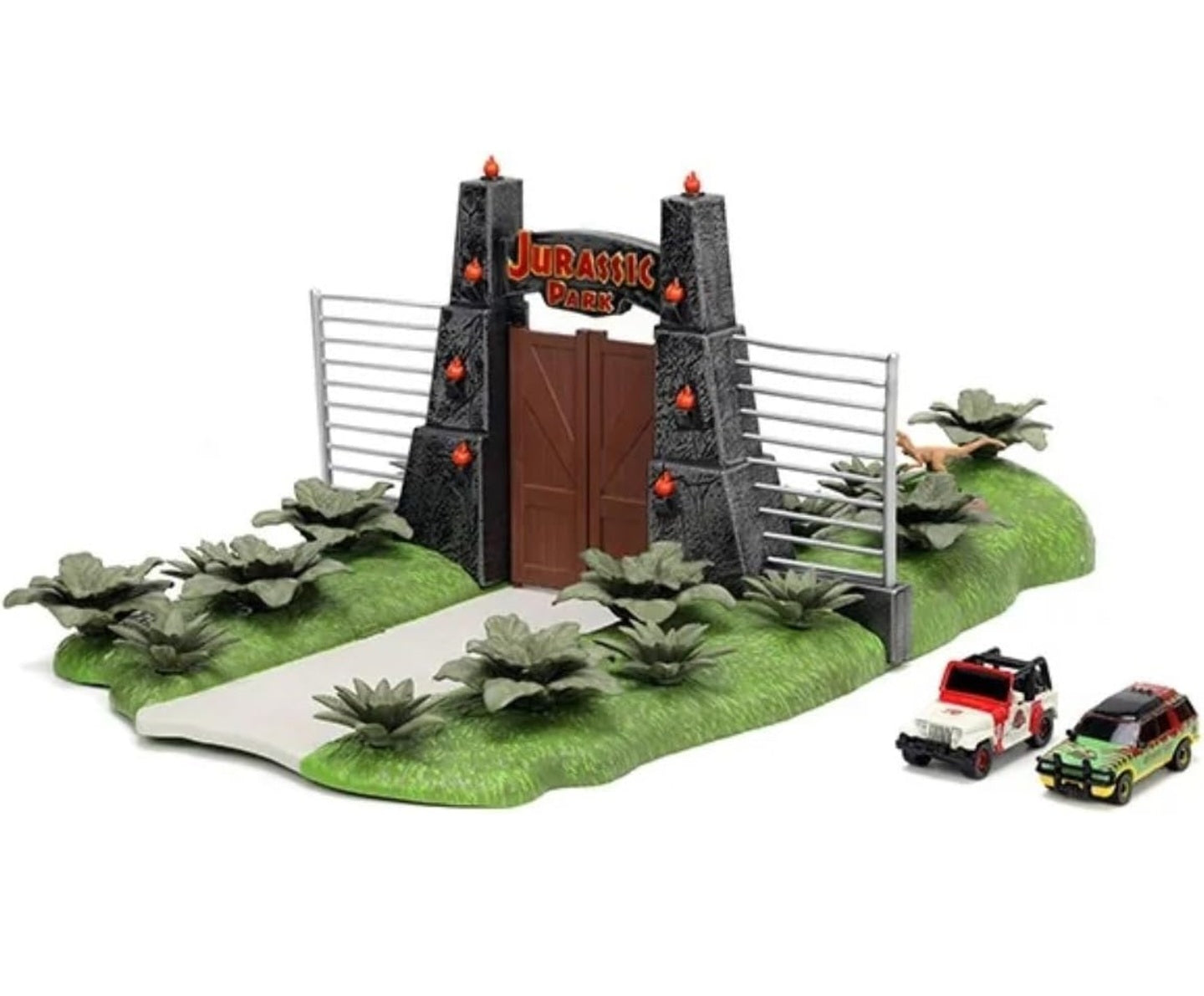 Jada Toys Jurassic Park 30th Anniversary Gate Nano Scene Diorama