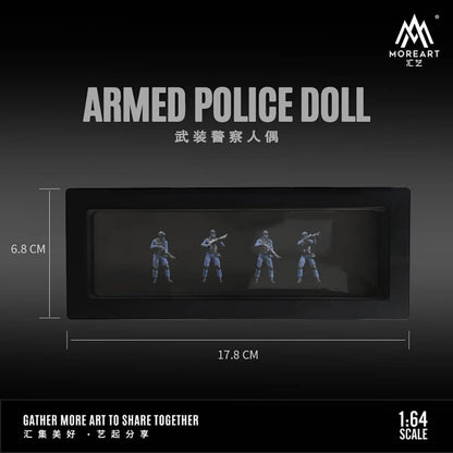 MoreArt 1/64 ARMED POLICE DOLL