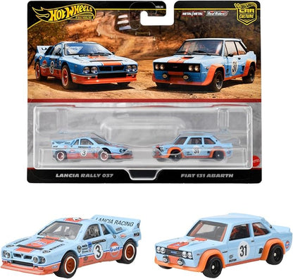 Hot Wheels Premium 2 Pack Lancia Rally 037 / Fiat 131 Abarth