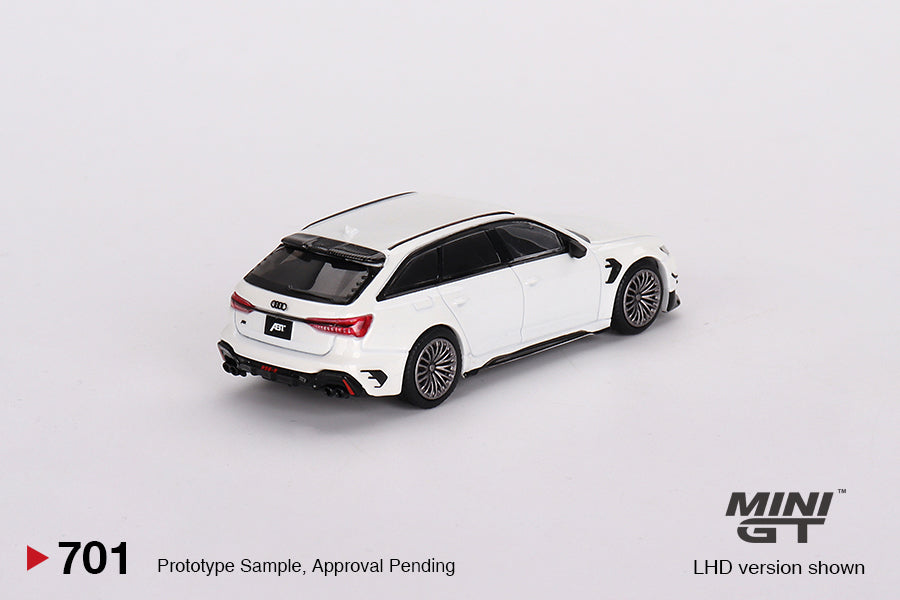 MINI GT #701 1/64 Audi ABT RS6-R Glacier White Metallic (RHD) – Diecast  Toyz SG