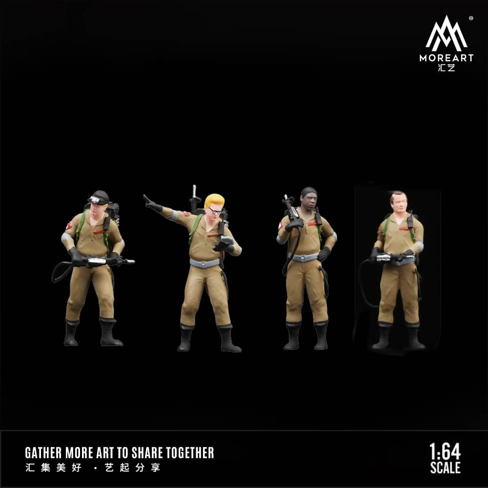 MoreArt 1/64 Ghost Hunting Doll Set