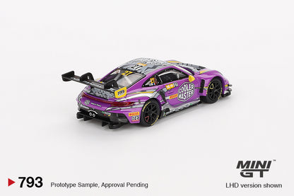 * PRE ORDER * MINI GT #793 1/64 "Porsche 911 GT3 R #27 HubAuto Racing 2023 FIA GT World Cup 70th Macau Grand Prix" (LHD)