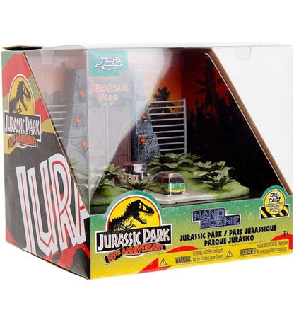 Jada Toys Jurassic Park 30th Anniversary Gate Nano Scene Diorama