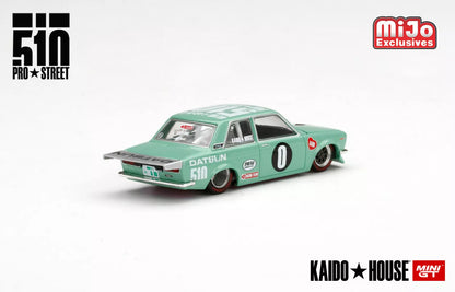 Mini GT X KAIDO HOUSE 1/64 Datsun 510 Pro Street OG GREEN ( KHMG008 )