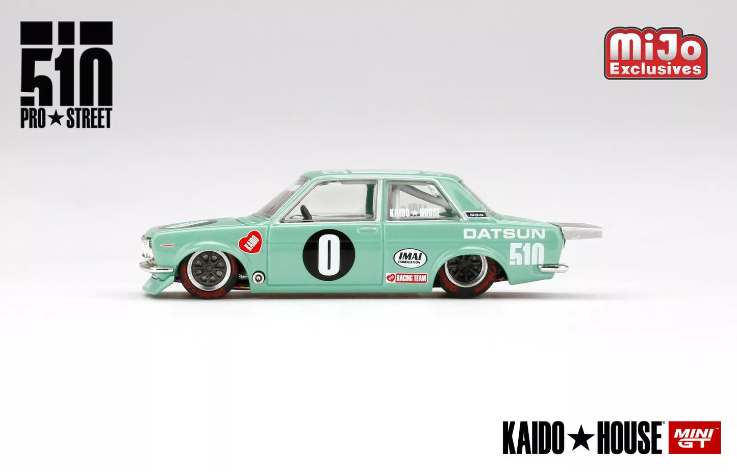 Mini GT X KAIDO HOUSE 1/64 Datsun 510 Pro Street OG GREEN ( KHMG008 )