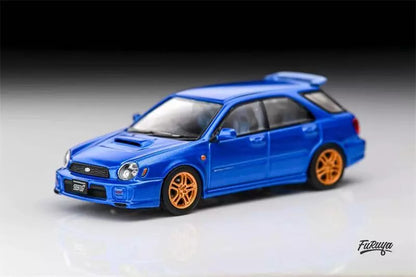 Furuya 1/64 Subaru Impreza WRX STi Wagon (Mk2 GD Bugeye) Blue