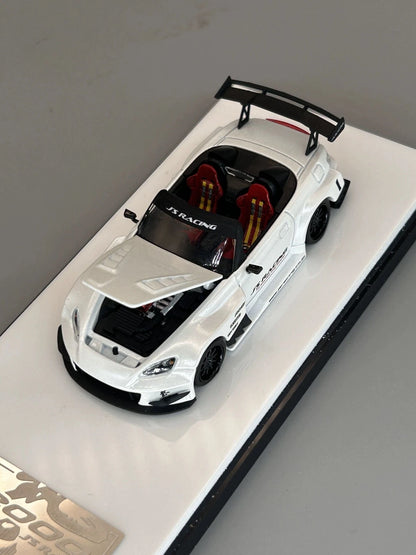 MicroTurbo MT 1/64 Honda S2000 JS Racing  Metallic White