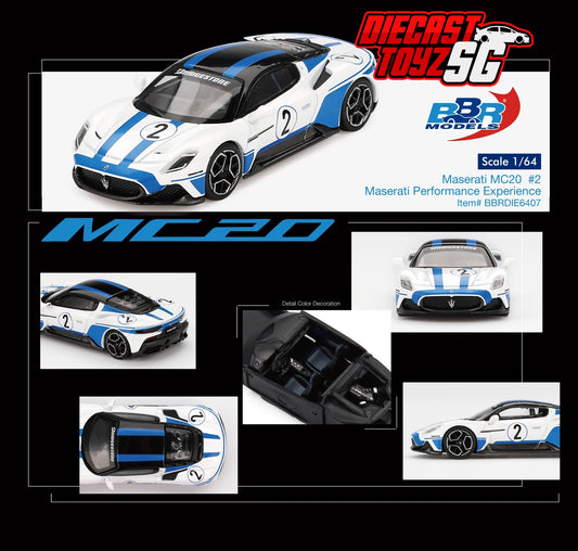 BBR MODELS 1/64 Maserati MC20 #2 Maserati Performance Experience