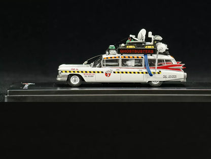 YS MODEL 1/64 Ecto-1A Movie version of the GhostBusters