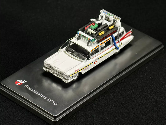 YS MODEL 1/64 Ecto-1A Movie version of the GhostBusters Model Car
