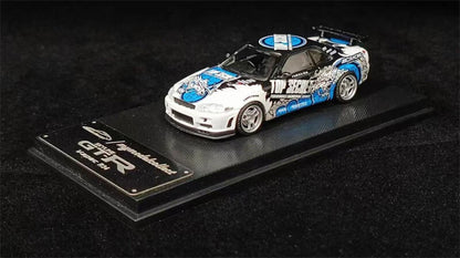Model Collect 1/64 SKYLINE R34 V-SPEC TOP SECRET
