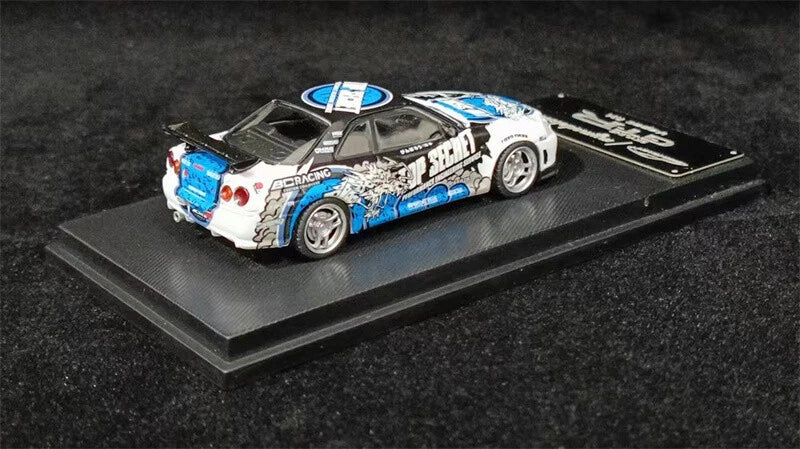 Model Collect 1/64 SKYLINE R34 V-SPEC TOP SECRET
