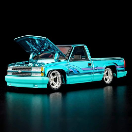 Hot Wheels RLC Exclusive Teal Blue Chevy 454 SS Pickup Truck