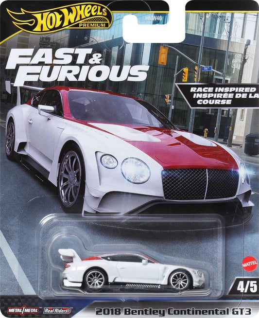 Hot Wheels Car Culture Fast & Furious 2018 Bentley Continental GT3