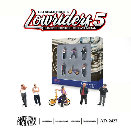 AMERICAN DIORAMA  1/64 Figure Set : Lowriders 5