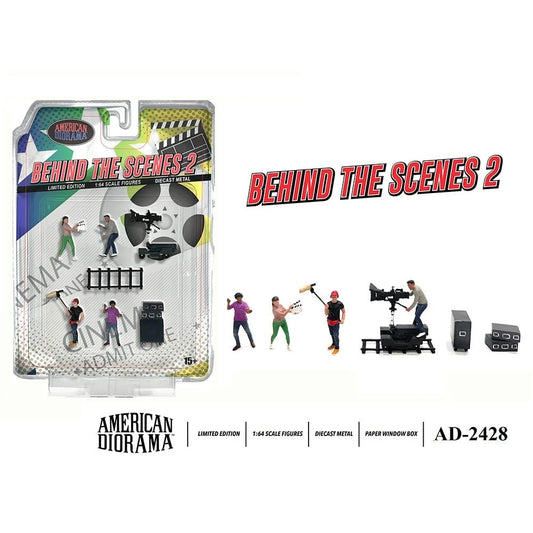 AMERICAN DIORAMA  1/64 Figure Set : Behind the Scenes 2