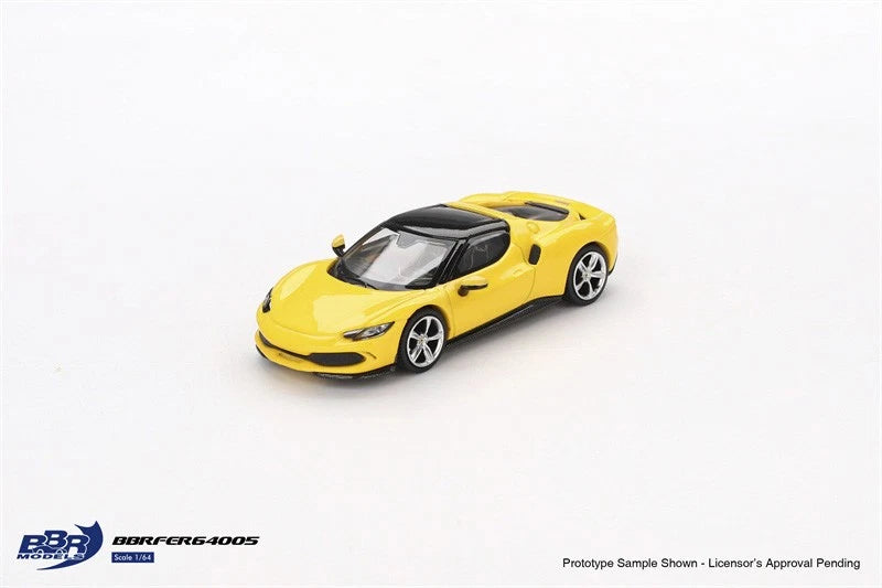 BBR MODELS 1/64 FERRARI 296 GTB GIALLO MODENA - BBRFER64005