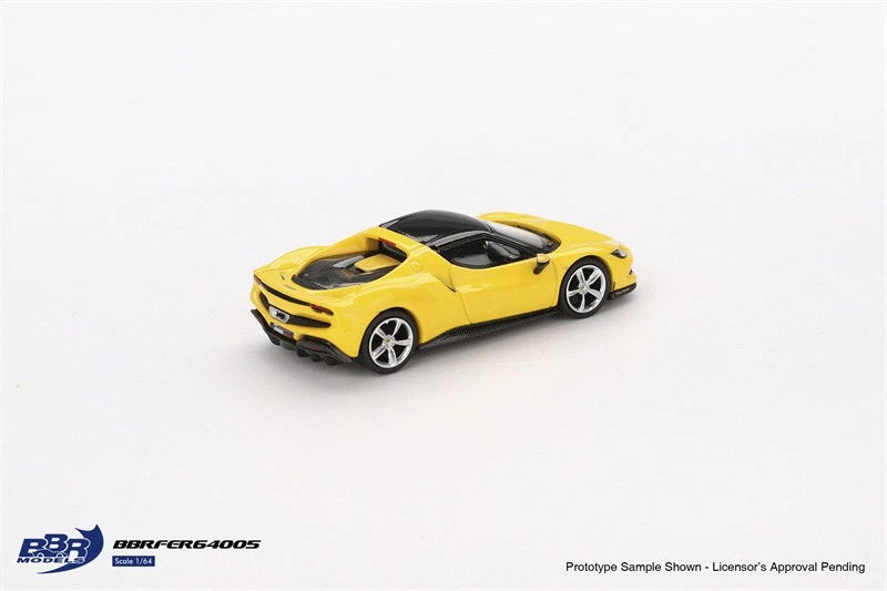 BBR MODELS 1/64 FERRARI 296 GTB GIALLO MODENA - BBRFER64005
