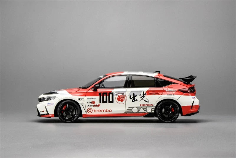 MOTORHELIX 1/18 Honda Civic TYPE R FL5 IDEMITSU RED - M85321