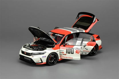 MOTORHELIX 1/18 Honda Civic TYPE R FL5 IDEMITSU RED - M85321