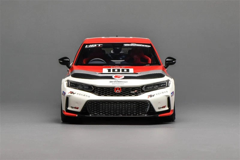 MOTORHELIX 1/18 Honda Civic TYPE R FL5 IDEMITSU RED - M85321